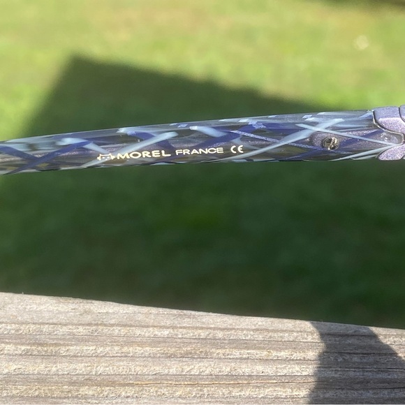 Morel France Koali glasses frames 54[]15 135 black gray Cat eye eyeglasses frame - Picture 5 of 14